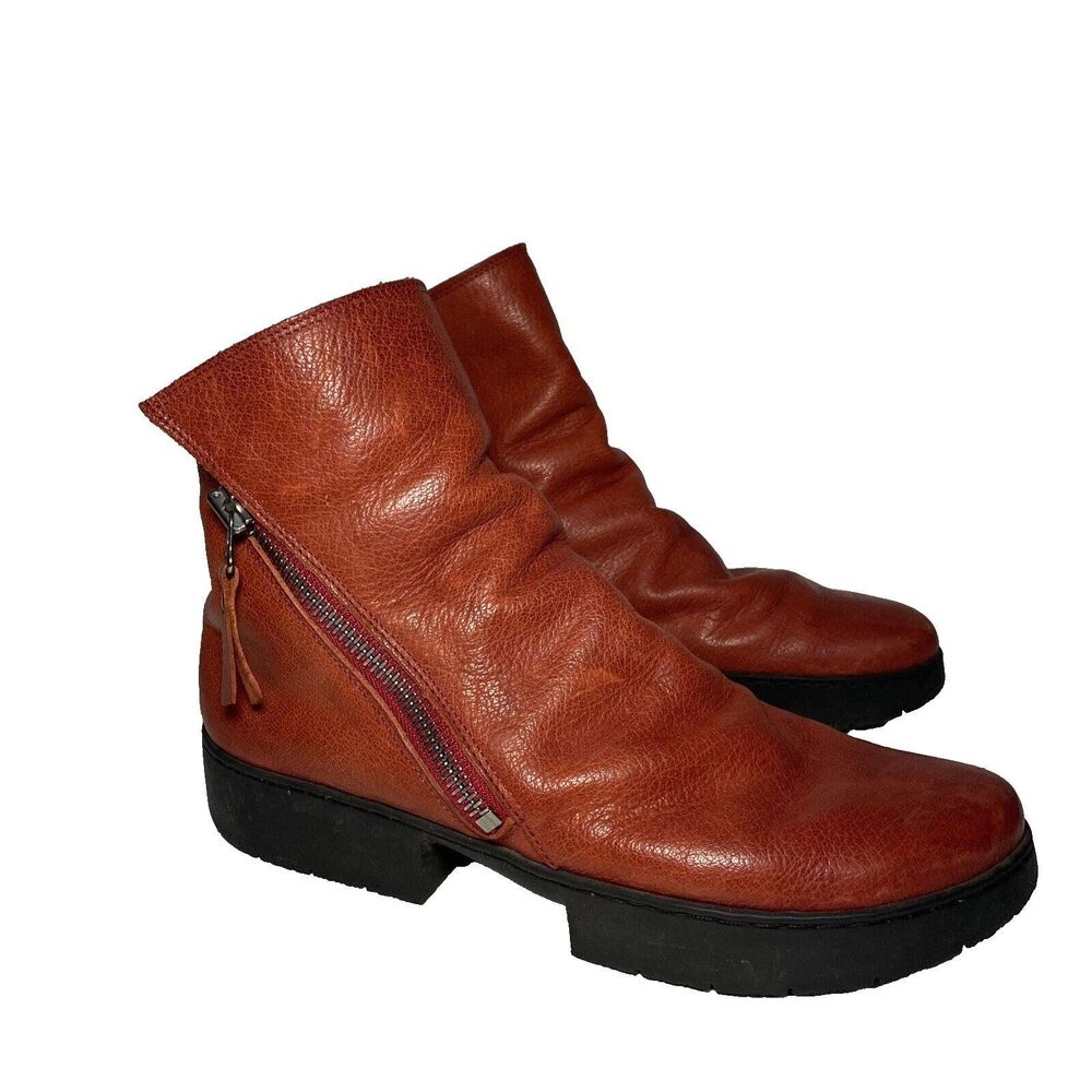 Trippen Tourist Boots Waw Red EU Size 41,‎ Made in Germany